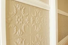 Pressed Tin Panels Melbourne pattern - dado wall