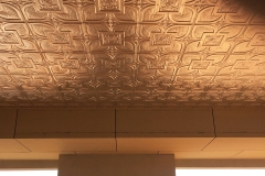 Alexandria design featured on outdoor ceiling