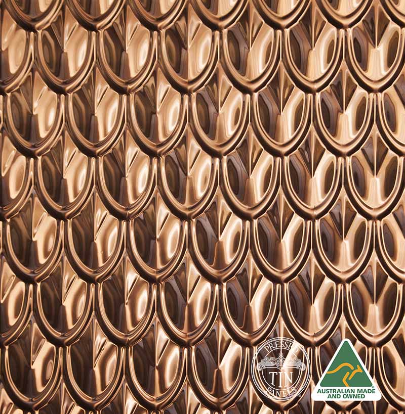 Copper Fish Scale Wall & Ceiling Panels