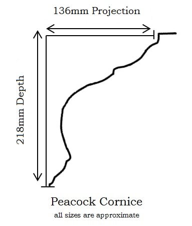 Peacock Cornice Plaster Cornice Alternative