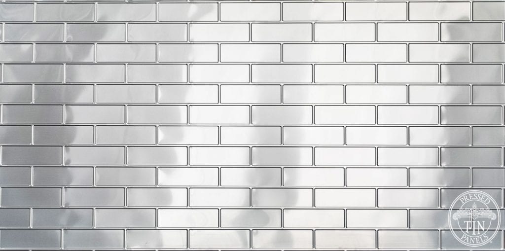 full pattern image example of pressed tin panels Brick pattern
