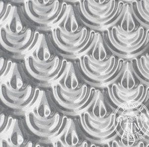 Pressed Tin Panels image example of Scallop pattern repeat