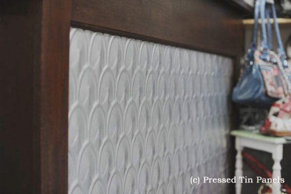 Pressed Tin Panels Fish Scale Counter Front Aluminium