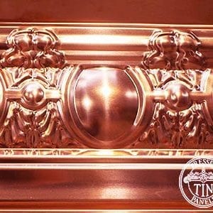 Sectional Image example of Egg & Grape Cornice in Copper