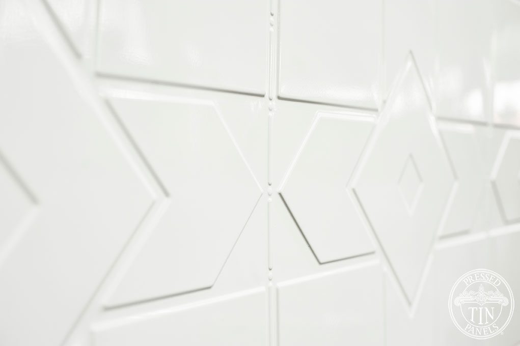 Hudson pattern powder coated Dulux Classic White